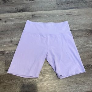 Hollister Lavender Cotton Biker Shorts